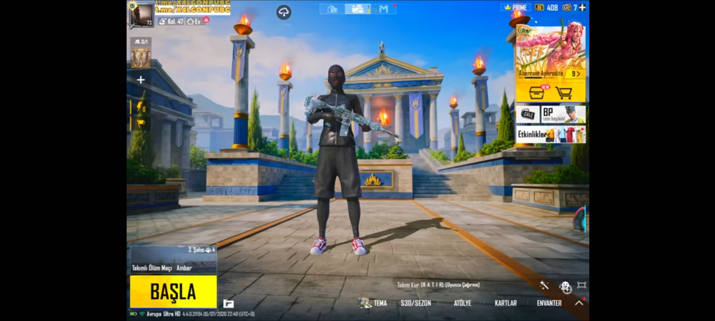 Pubg Buz diyarlı full dolu hesappp